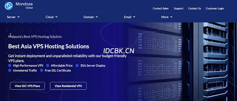 Mondoze 马来西亚VPS优惠汇总 - 可选家宅网络-主机测评网-主机博客,专业的测评发布平台